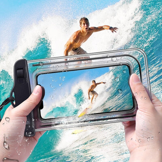 Underwater Waterproof Rainproof Mobile Case PVC Bag Transparent Touch Screen Premium Cell Phone Pouch Cover